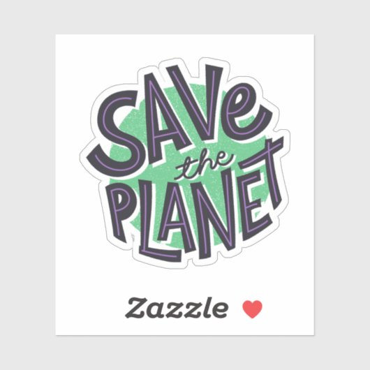Sparen de planeet sticker (Vel)