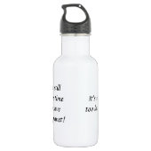 Sparen de planeet waterfles  (Achterkant)