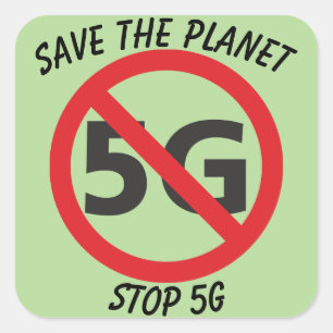 Sparen de Planet, Stop 5G sticker