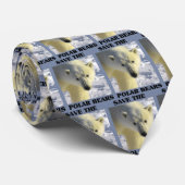Sparen de Polaire Beren Stropdas (Opgerold)