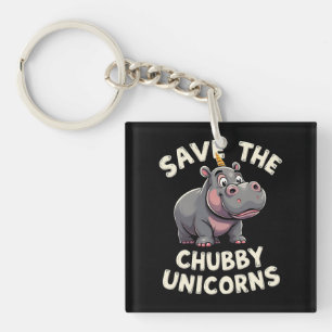 Sparen de rechten van de dieren in de Chubby Unico Sleutelhanger