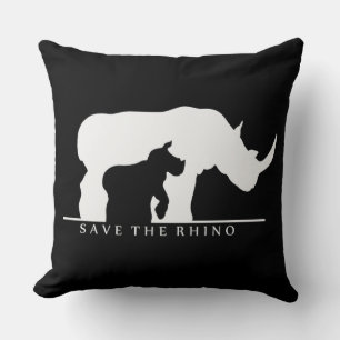 Sparen de Rhino Kussen