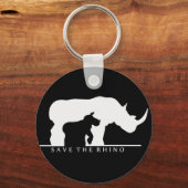 Sparen de Rhino Sleutelhanger (Voorkant)