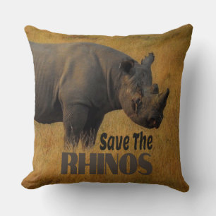 Sparen de Rhinos Kussen