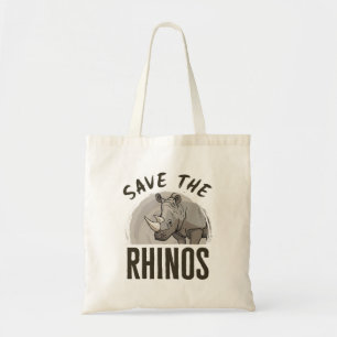 Sparen de Rhinos Rhino Edo Rhinoceros Tote Bag