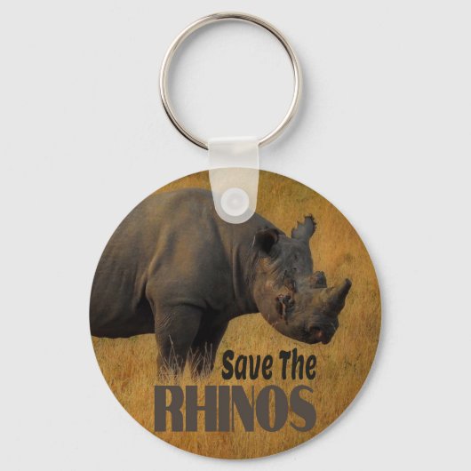 Sparen de Rhinos Sleutelhanger (Voorkant)