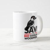 Sparen de Rode-cockpit Woodpecker Extra Grote Mok (Voorkant rechts)