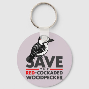 Sparen de Rode-cockpit Woodpecker Sleutelhanger