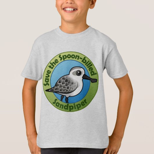 Sparen de Spoonnavelsandpiper T-shirt (Voorkant)