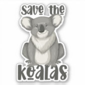 Sparen de Sticker Koalas (Voorkant)
