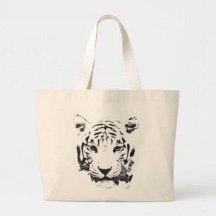 Sparen de Tiger Uitputting is voor altijd Grote Tote Bag