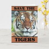 Sparen de Tijgers Kaart (Gele Bloem)