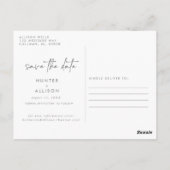 Sparen de Uitnodiging van de Datum (Achterkant)