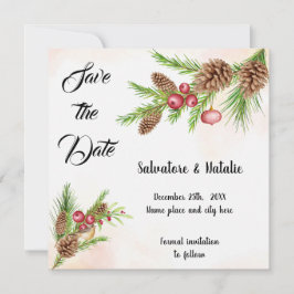 Sparen de Uitnodiging van de Kerstmis van de Datum