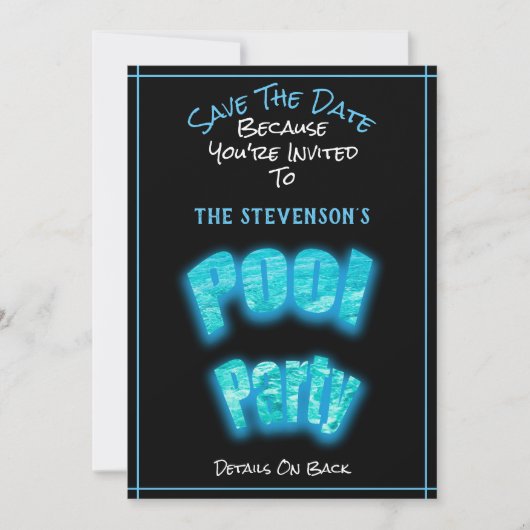 Sparen de Uitnodiging van de Partij van de Dagen v (Voorkant)