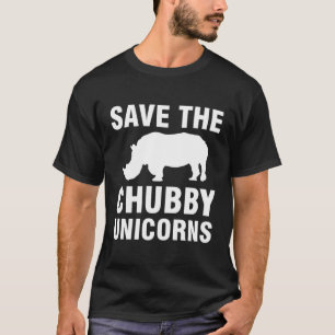 Sparen de Unicorns van de Chubby T-shirt