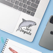 Sparen de Vaquita Sticker (Laptop met iPhone)