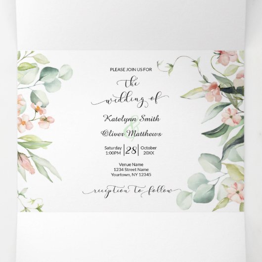 Sparen de Verdrievoudiging van de Datum Futsal all Drieluik Uitnodiging (Binnenkant midden)