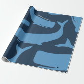Sparen de Walvissen Cadeaupapier (Uitgerold)