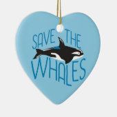 Sparen de Walvissen Keramisch Ornament (Rechts)