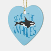Sparen de Walvissen Keramisch Ornament (Links)