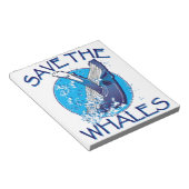 Sparen de Walvissen Notitieblok (Schuin)