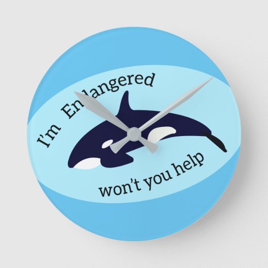 Sparen de Walvissen Ronde Klok (Voorkant)