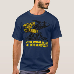 Sparen de walvissen t-shirt