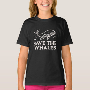 Sparen de walvissen t-shirt