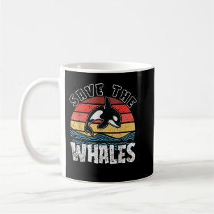 Sparen de Wintage Orca van de Wintage Retro van de Koffiemok