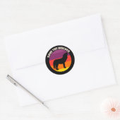 Sparen de Wolven Ronde Sticker (Envelop)