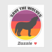 Sparen de Wolven Sticker (Vel)