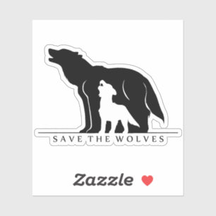 Sparen de Wolven Sticker
