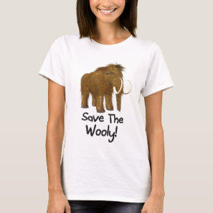 "Sparen de Wooly" Wooly Mammoth T-shirt