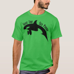 Sparen de Zee Panda Orca walvis T-shirt