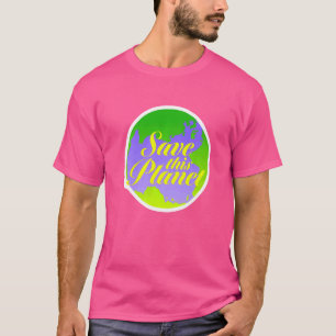Sparen deze Hippies van de Activist van Planet 70 T-shirt