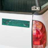 Sparen Dolphins...Ga Groen! Bumpersticker (Op Truck)