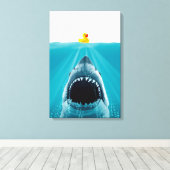 Sparen Ducky Canvas Afdruk (Insitu (Houten vloer))