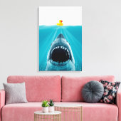 Sparen Ducky Canvas Afdruk (Insitu (Woonkamer))