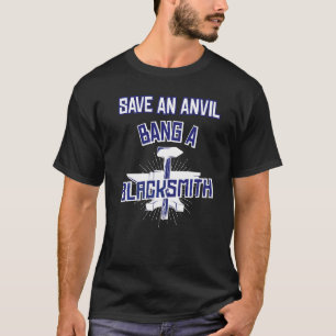 Sparen een Anvil Bang A Blacksmith Anvil Blacksmit T-shirt