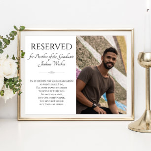 Sparen een Broer van de Zetel van het Afstuderen M Poster