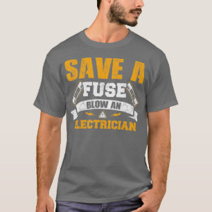 Sparen een Buig van de Stoel een elektricien 1 T-shirt