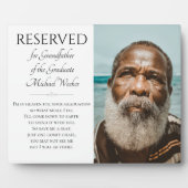 Sparen een Grootvader van de Zetel van het Afstude Fotoplaat (Voorkant)