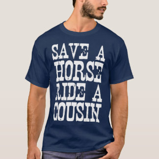 Sparen een Horse Ride A neef Rednek T-shirt