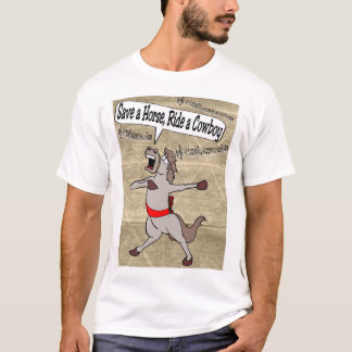 Sparen een Horse Ride een cowboy T-shirt