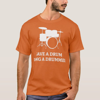 Sparen een Trommel Bang A DrummerTShirt 1 T-shirt