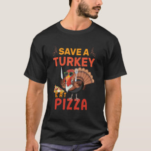 Sparen een Turks Eat Pizza Adult Vegan Kinder Than T-shirt