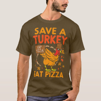 Sparen een Turks Eat Pizza Funny Thankful Premium  T-shirt