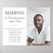 Sparen een Vader van de Zetel van het Afstuderen A Poster (Voorkant)