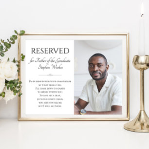 Sparen een Vader van de Zetel van het Afstuderen A Poster